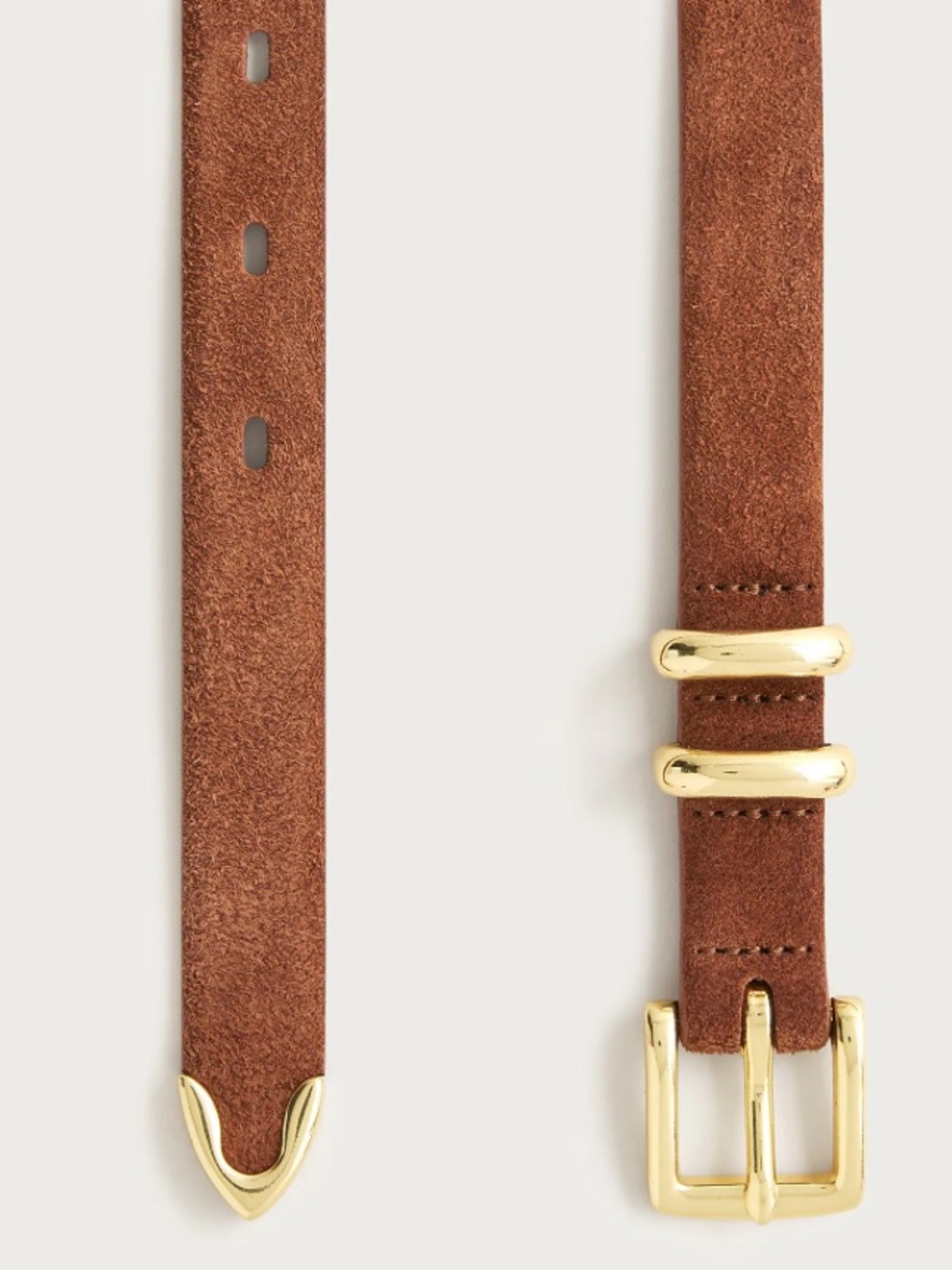 J crew Thin suede belt - Picture 2 of 5